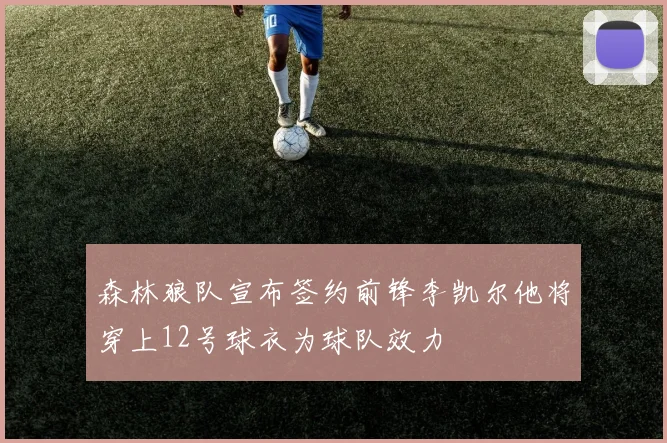 森林狼队宣布签约前锋李凯尔他将穿上12号球衣为球队效力